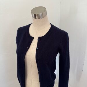 J. Crew Navy Blue Women's Cashmere Cardigan